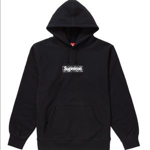 Black supreme bandana box logo hoodie